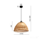 Hanging lamp BOHO BAYOS 1xE27 Kobi Design