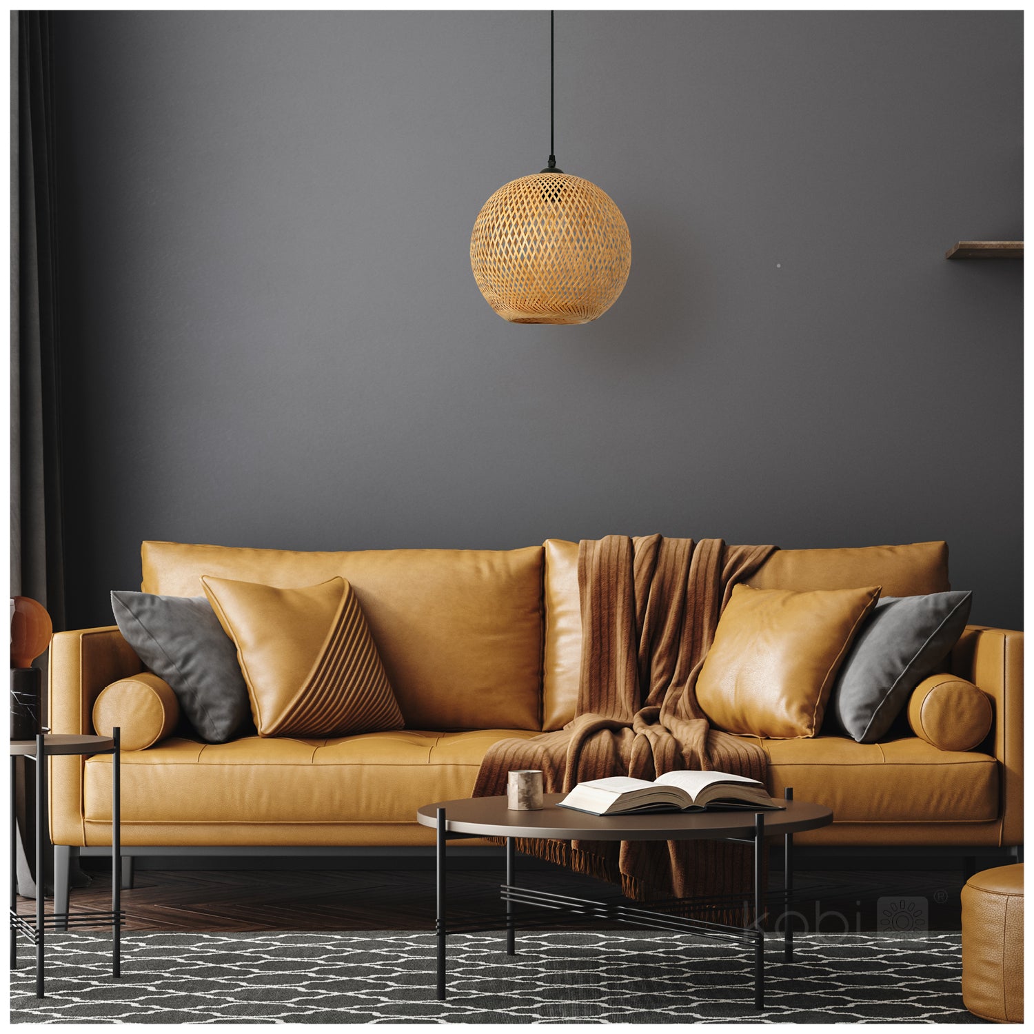 Hanging lamp BOHO BITAVIA S 1xE27 Kobi Design