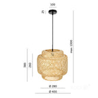 Hanging lamp BOHO BONN 1xE27 Kobi Design
