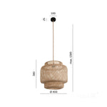 Hanging lamp BOHO BONN RB 1xE27 Kobi Design