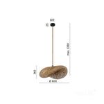 Hanging lamp BOHO BRUGIA L RB 1xE27 Kobi Design