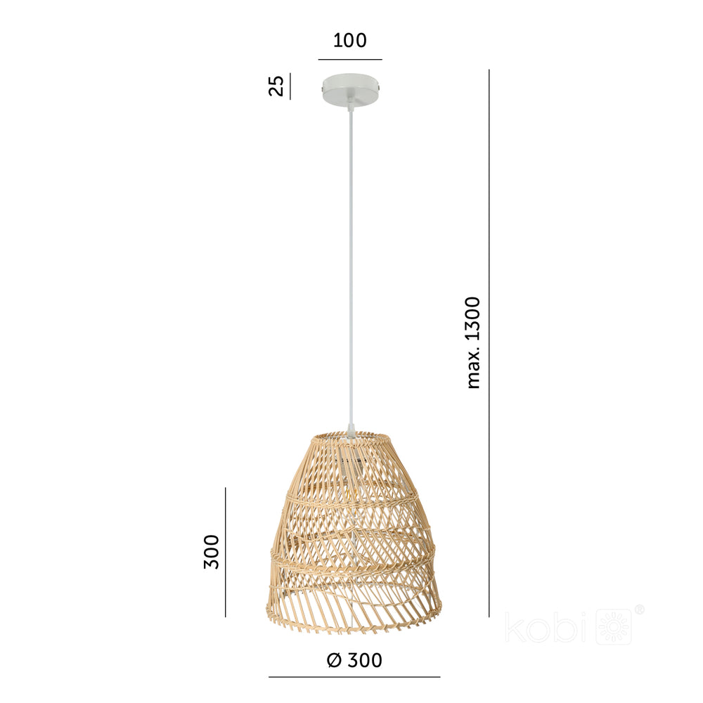 Hanging lamp BOHO RANGO 1xE27 Kobi Design