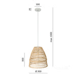 Hanging lamp BOHO RANGO 1xE27 Kobi Design