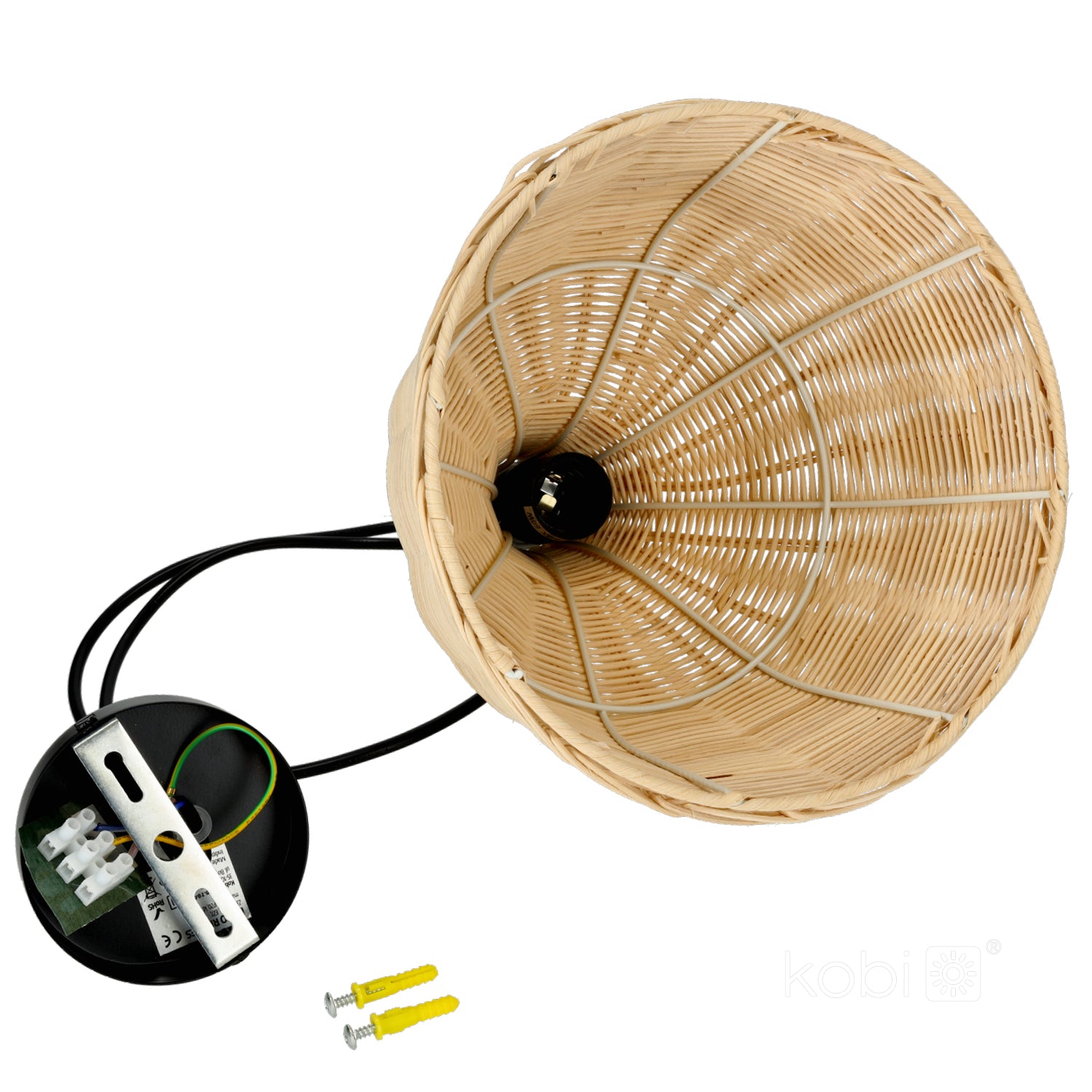 Hanging lamp BOHO RENNES 1xE27 Kobi Design