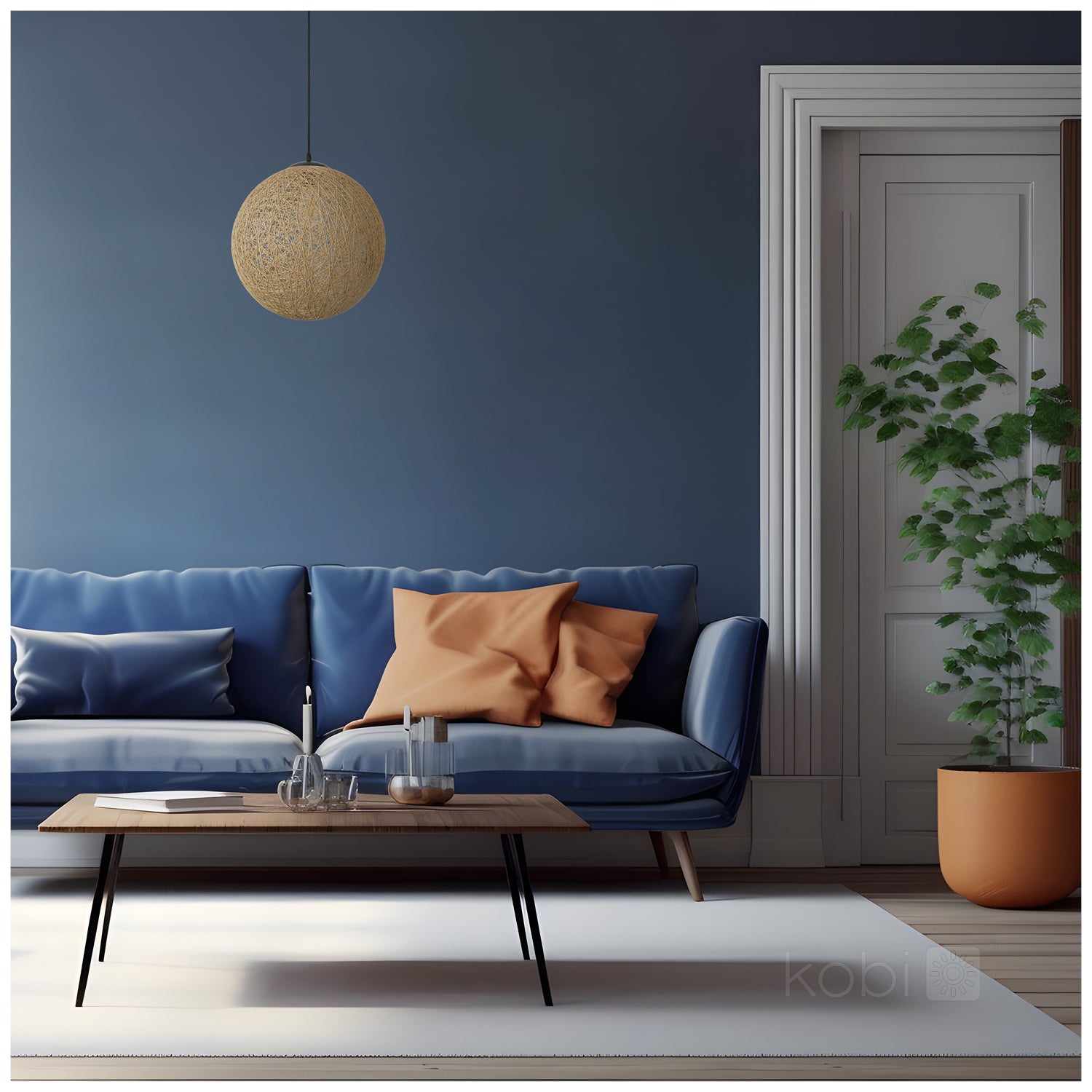 Hanging lamp BOHO ROVNO 1xE27 Kobi Design