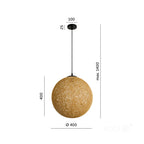 Hanging lamp BOHO ROVNO 1xE27 Kobi Design