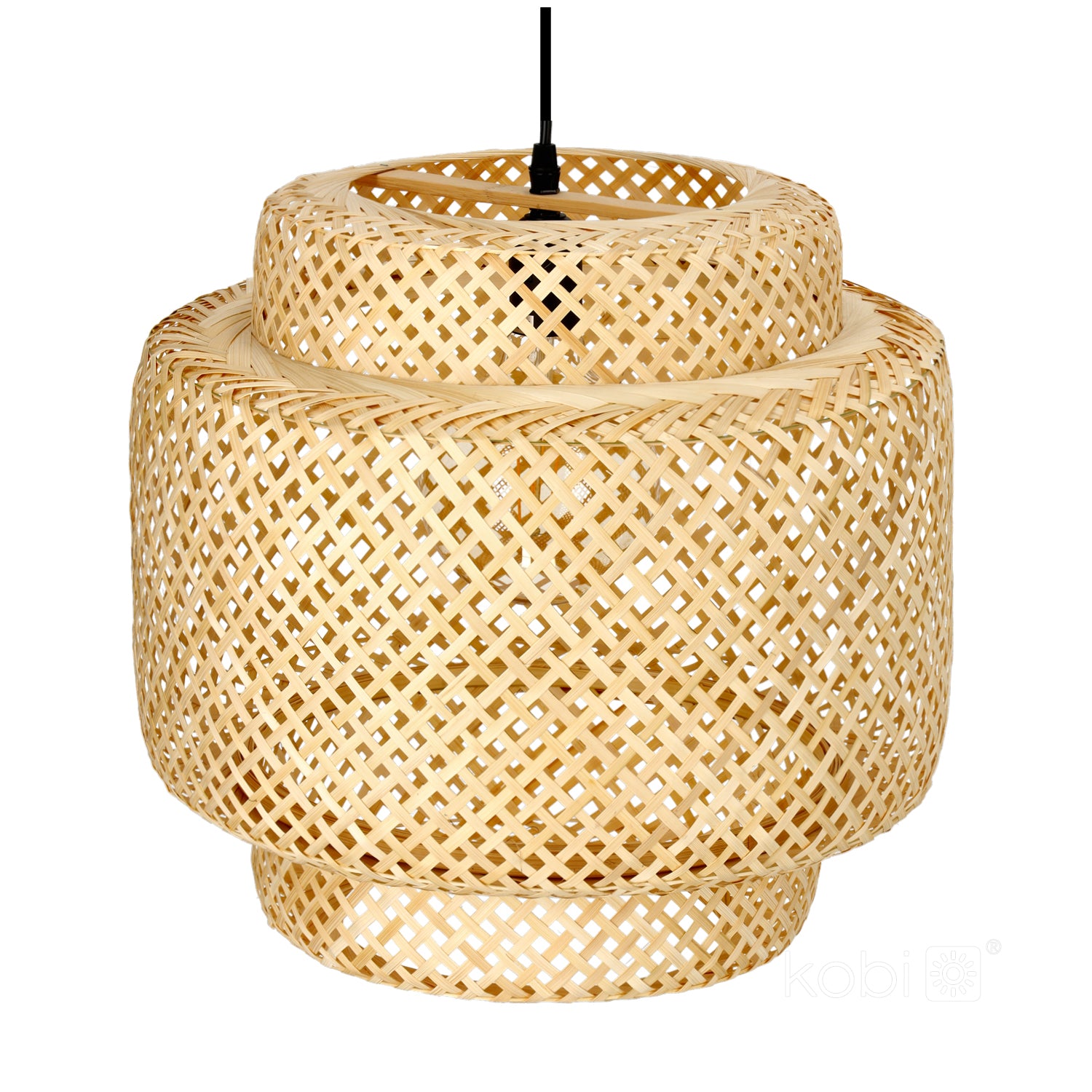 Hanging lamp DATURA BAMBOO 1xE27 LLS