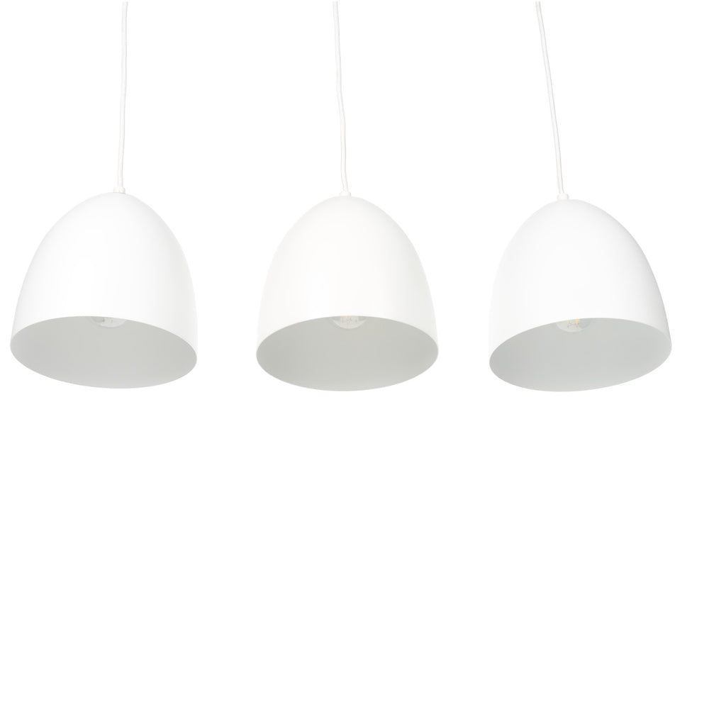 Hanging lamp FIDŻI 3 white