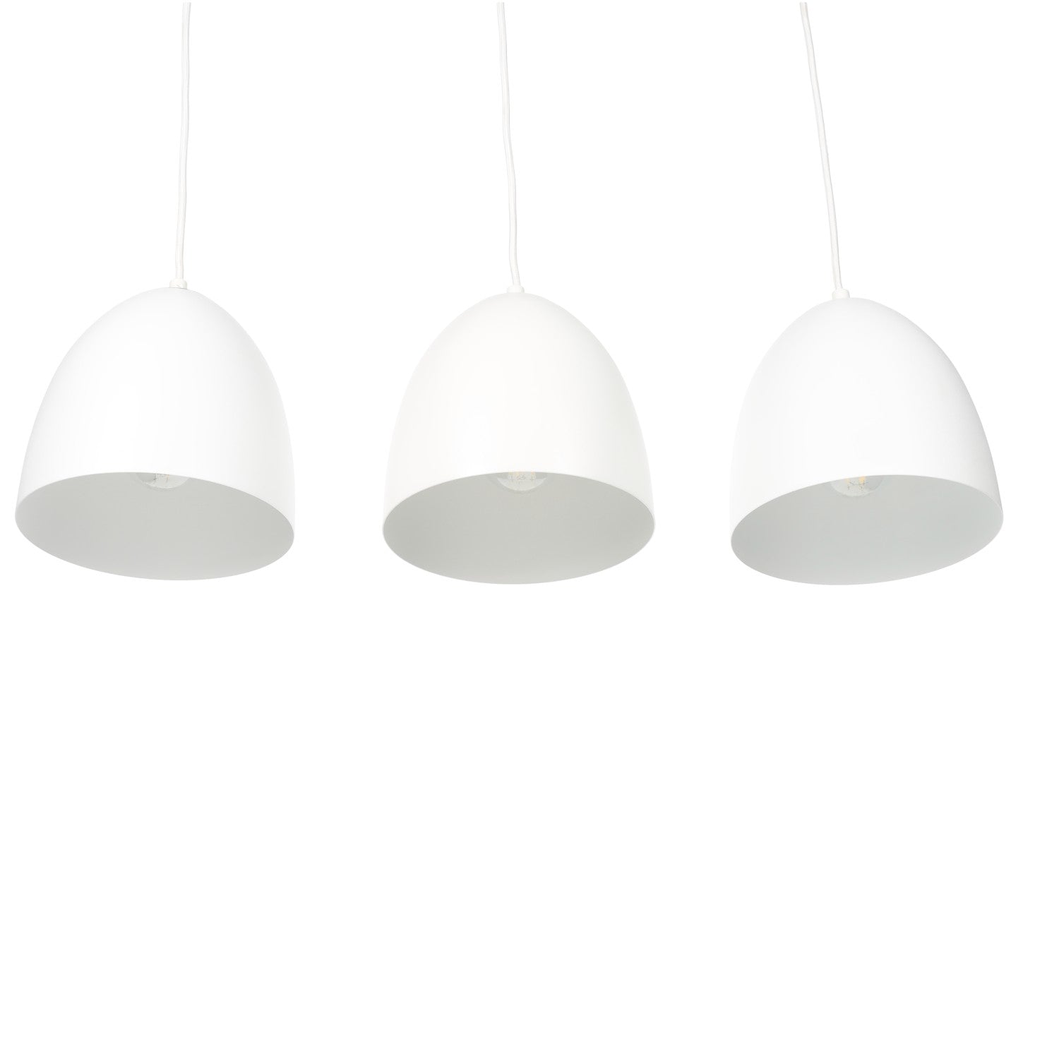 Hanging lamp FIDŻI 3 white