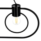 FREDO CIRCLE 3 black pendant lamp