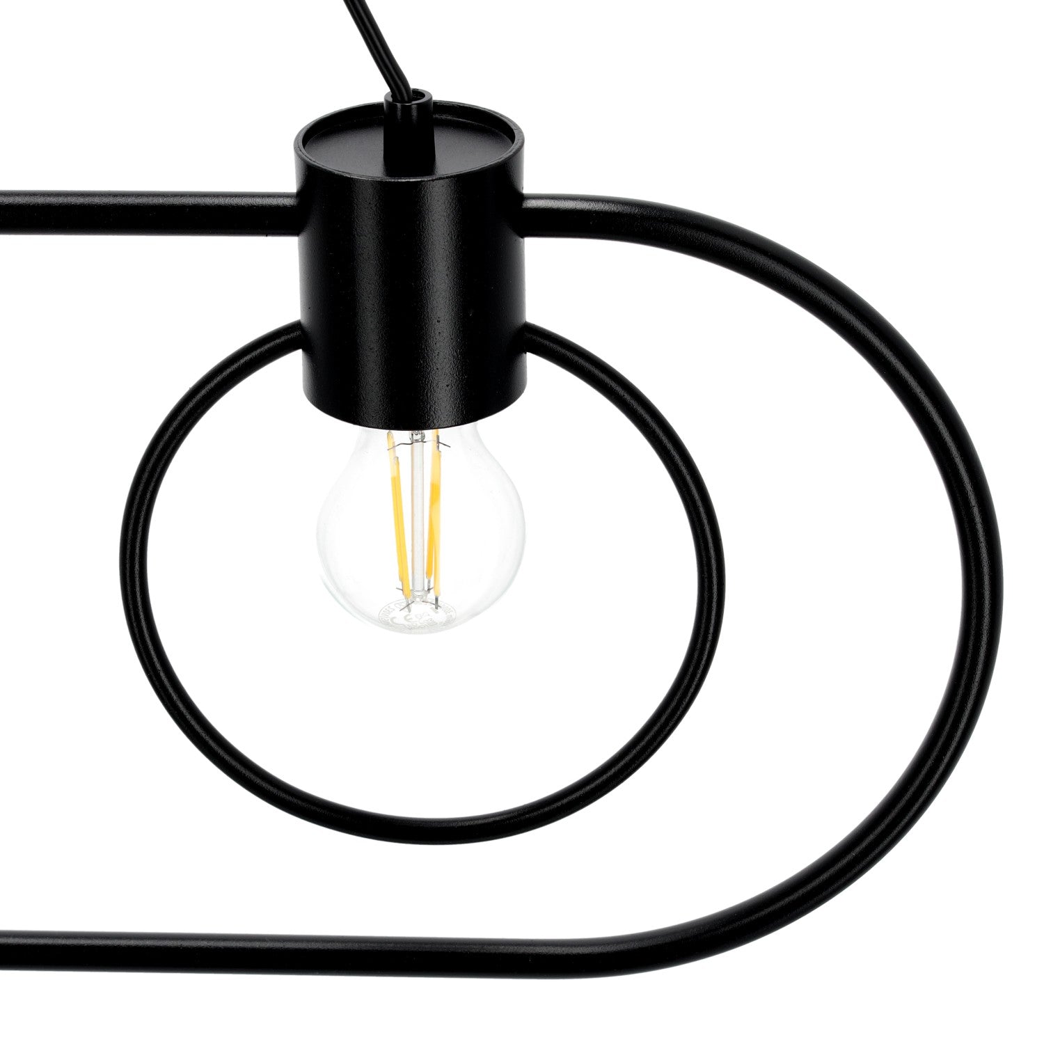 FREDO CIRCLE 3 black pendant lamp