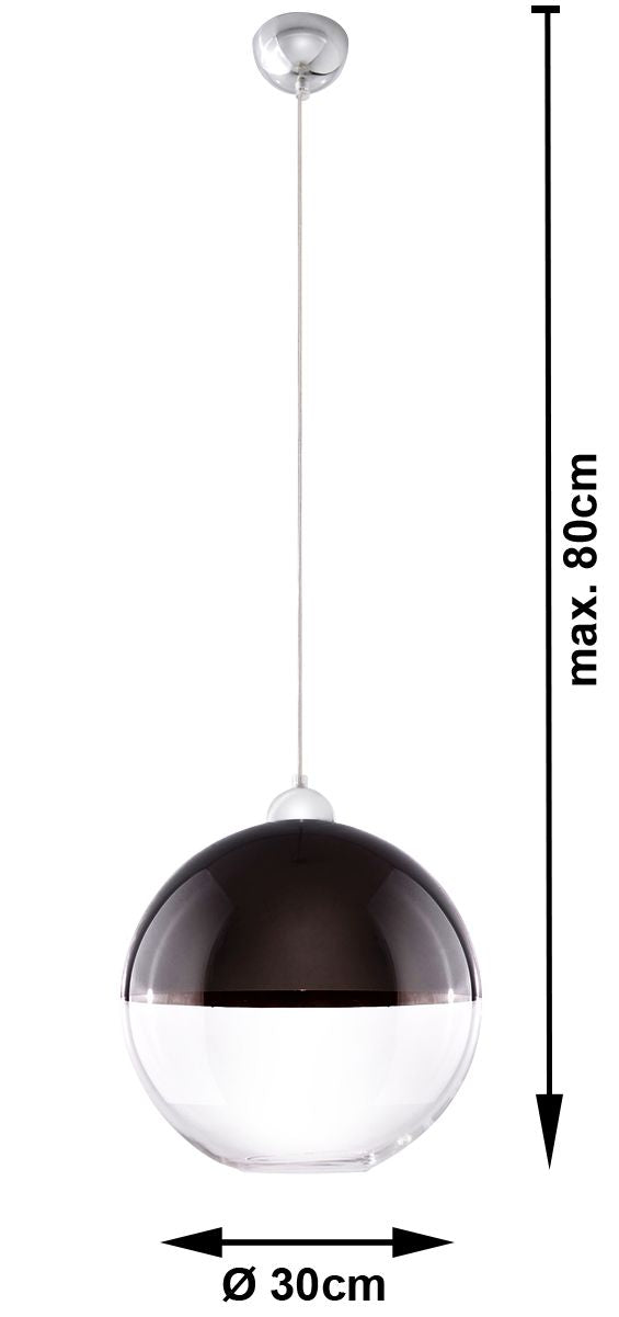 Hanging lamp GINO black