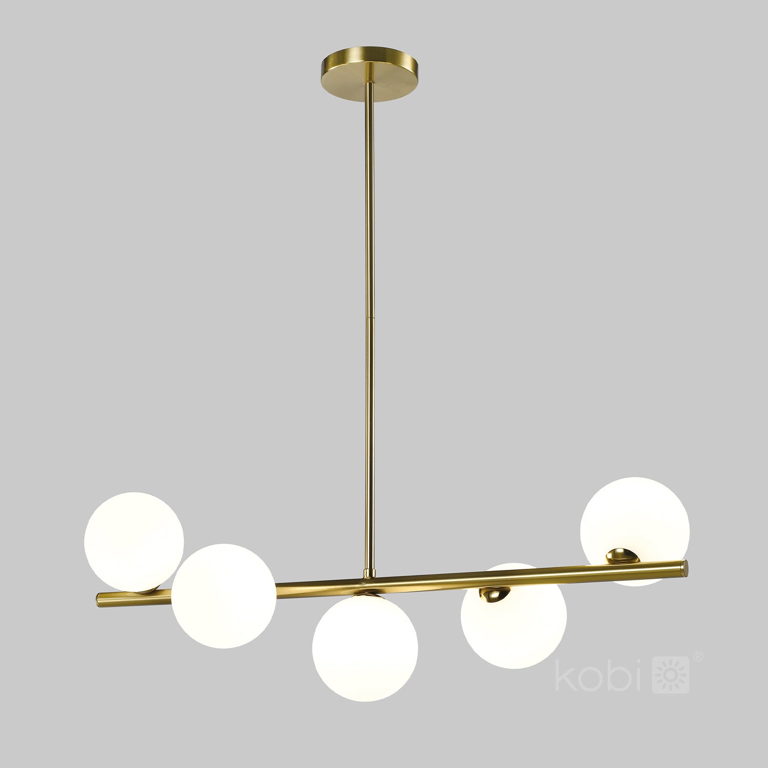 Hanging lamp GLOBE ELEGANCE GOLD S5 5xG9 Kobi Design