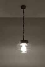 Hanging transparent lamp MARINA