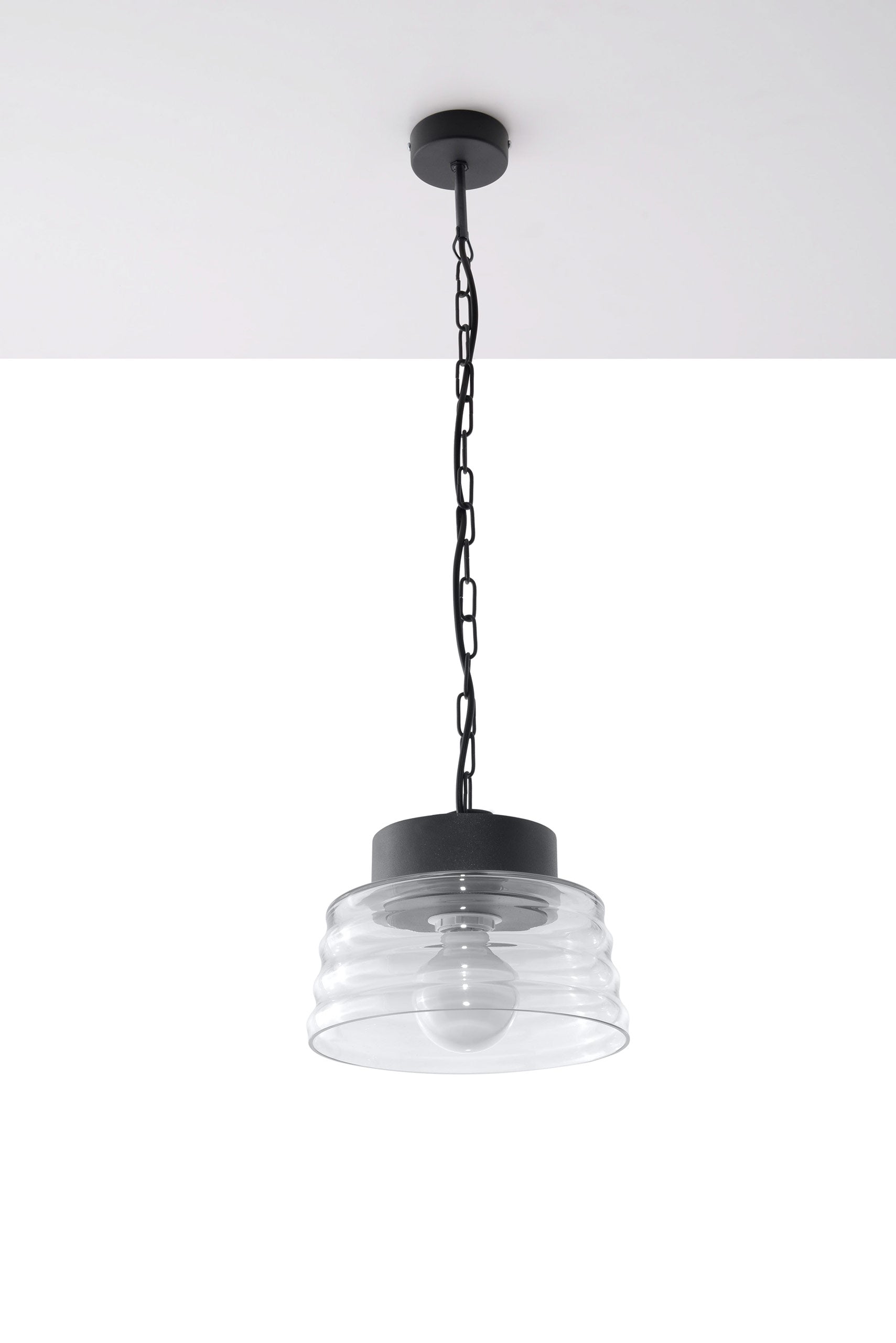 Hanging transparent lamp MARINA