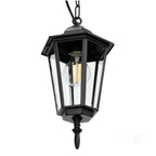 Garden hanging lamp LO4105 1xE27 IP54 black Kobi