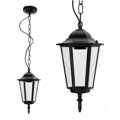 Garden hanging lamp LO4105 1xE27 IP54 black Kobi