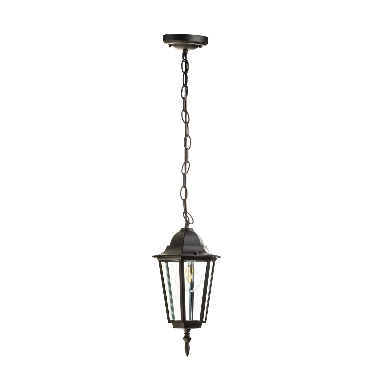 Garden hanging lamp LO4105 1xE27 IP54 black Kobi