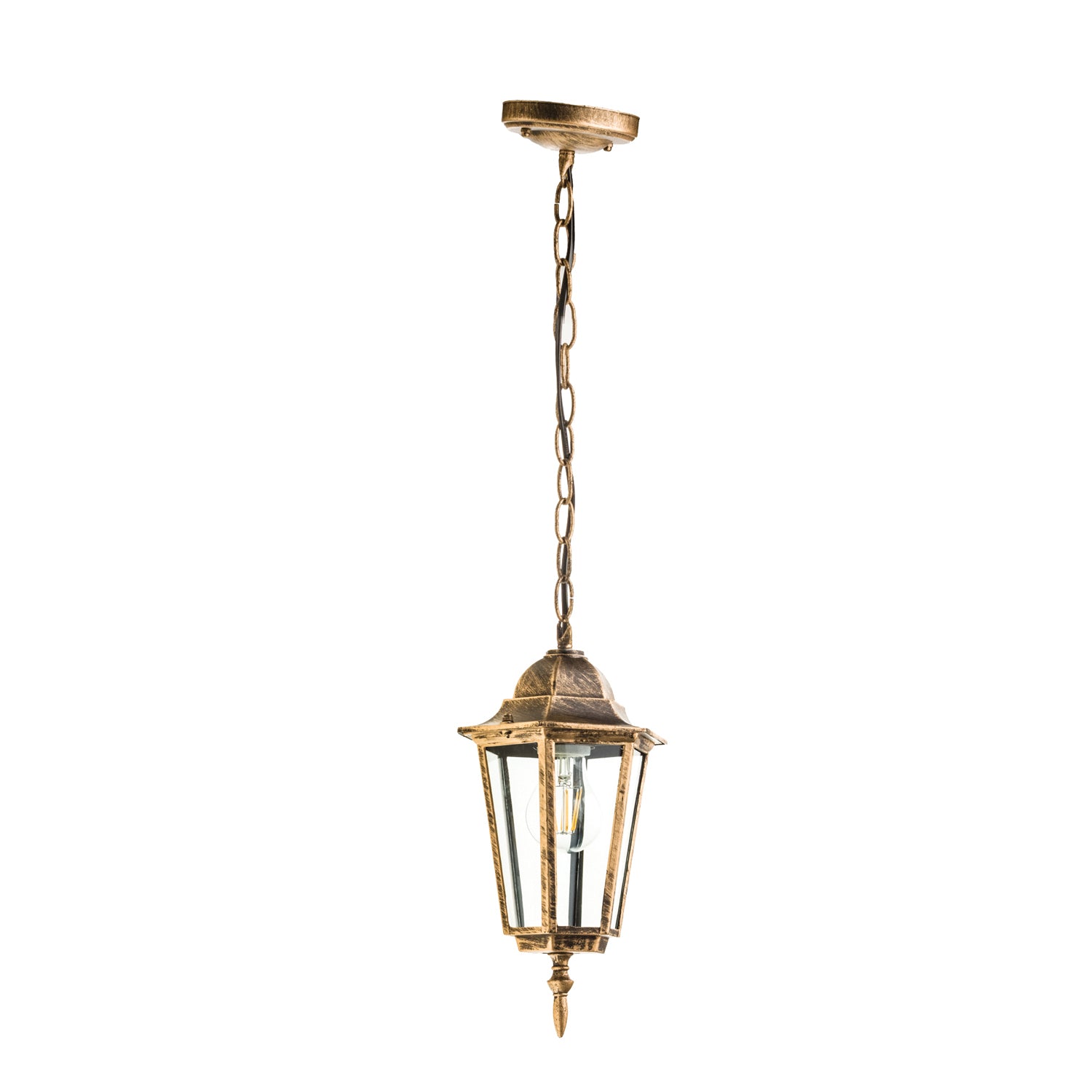 Garden hanging lamp LO4105 1xE27 IP54 gold Kobi