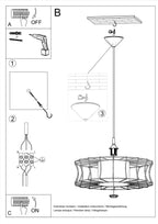 SALERNO black pendant lamp