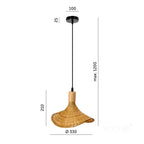 Hanging lamp SOLIX BAMBOO 1xE27 LLS