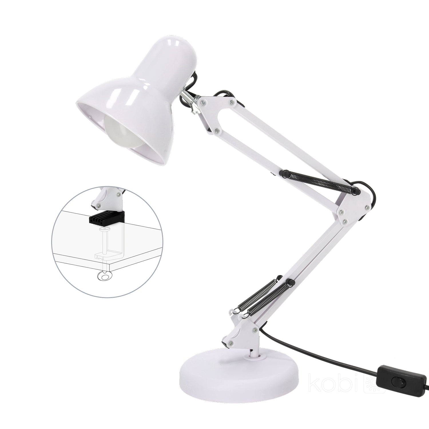 Desk lamp AURIQ 1xE27 White LED2B