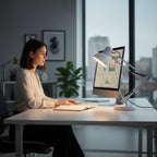 Desk lamp AURIQ 1xE27 White LED2B