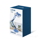 Desk lamp AURIQ 1xE27 blue LED2B