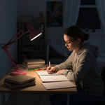 Desk lamp AURIQ 1xE27 pink LED2B