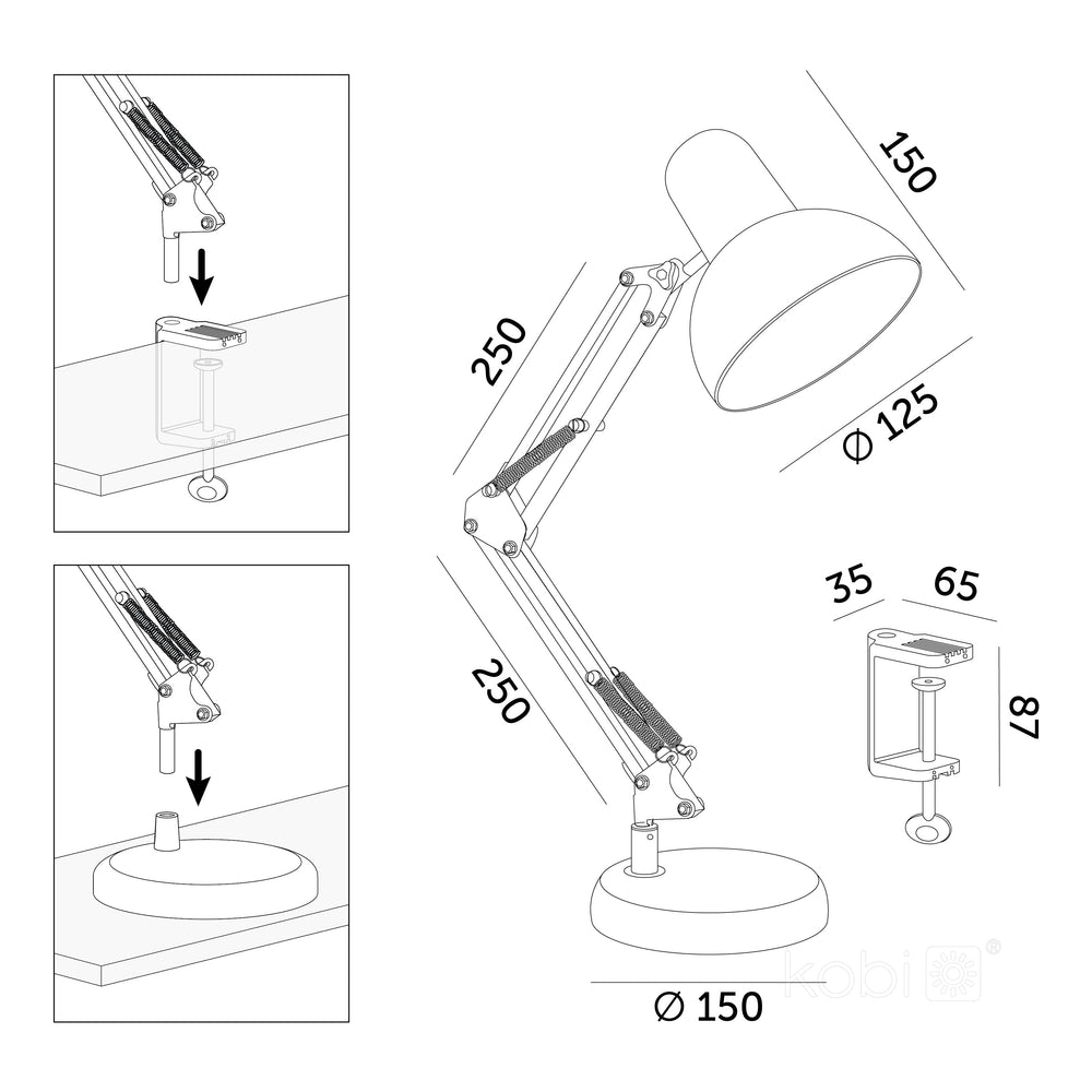 Desk lamp AURIQ 1xE27 pink LED2B