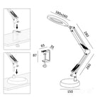 Desk lamp LED AURIQ LOUPE 10W 3CCT white LED2B