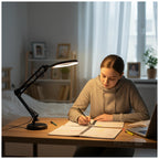 Desk lamp LED AURIQ LOUPE 10W 3CCT black LED2B
