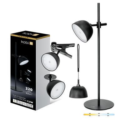 Desk lamp LED LIZBONA 3,5W IP54 Black Kobi Premium