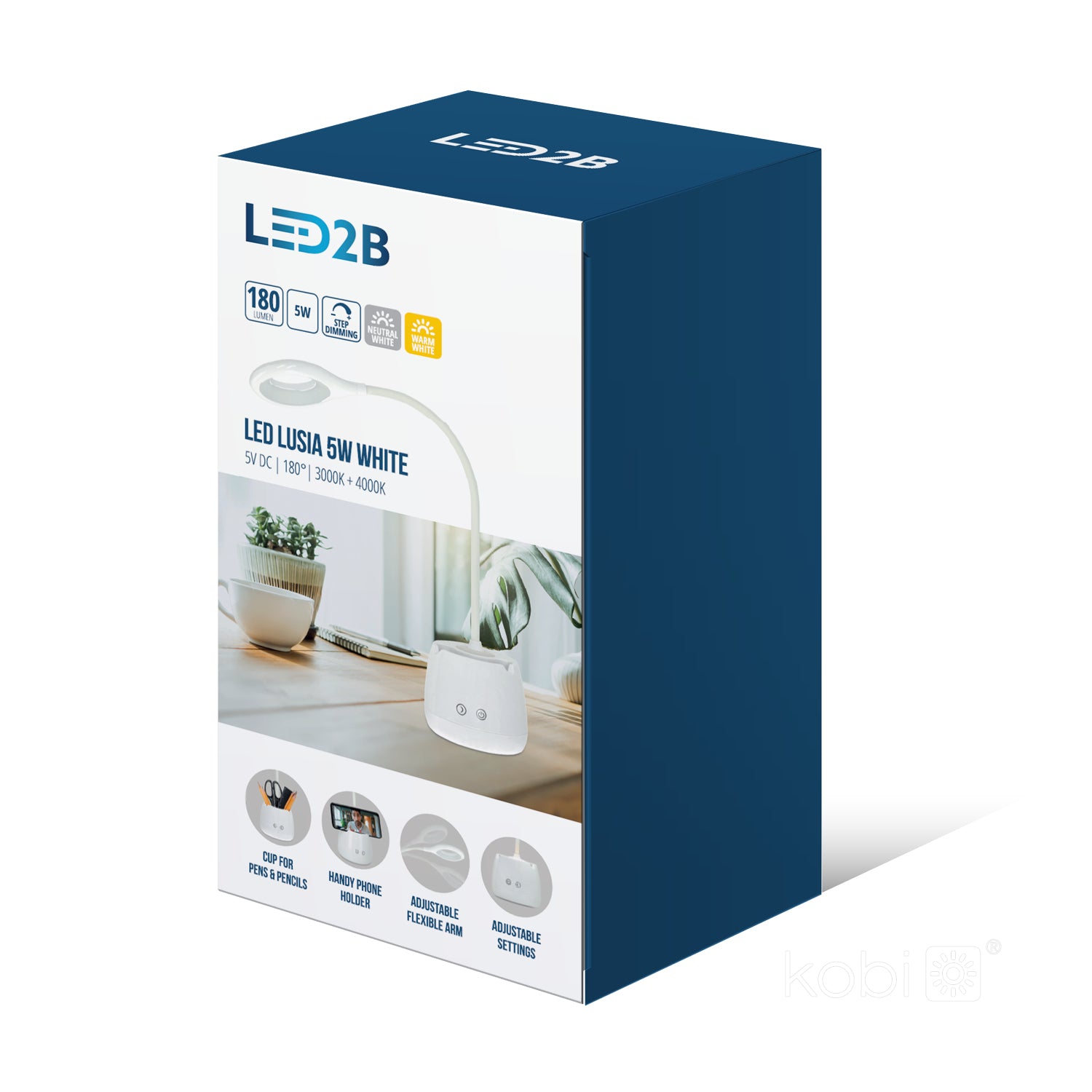 Desk lamp LED LUSIA 5W white LED2B