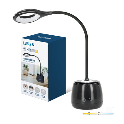 Desk lamp LED LUSIA 5W black LED2B