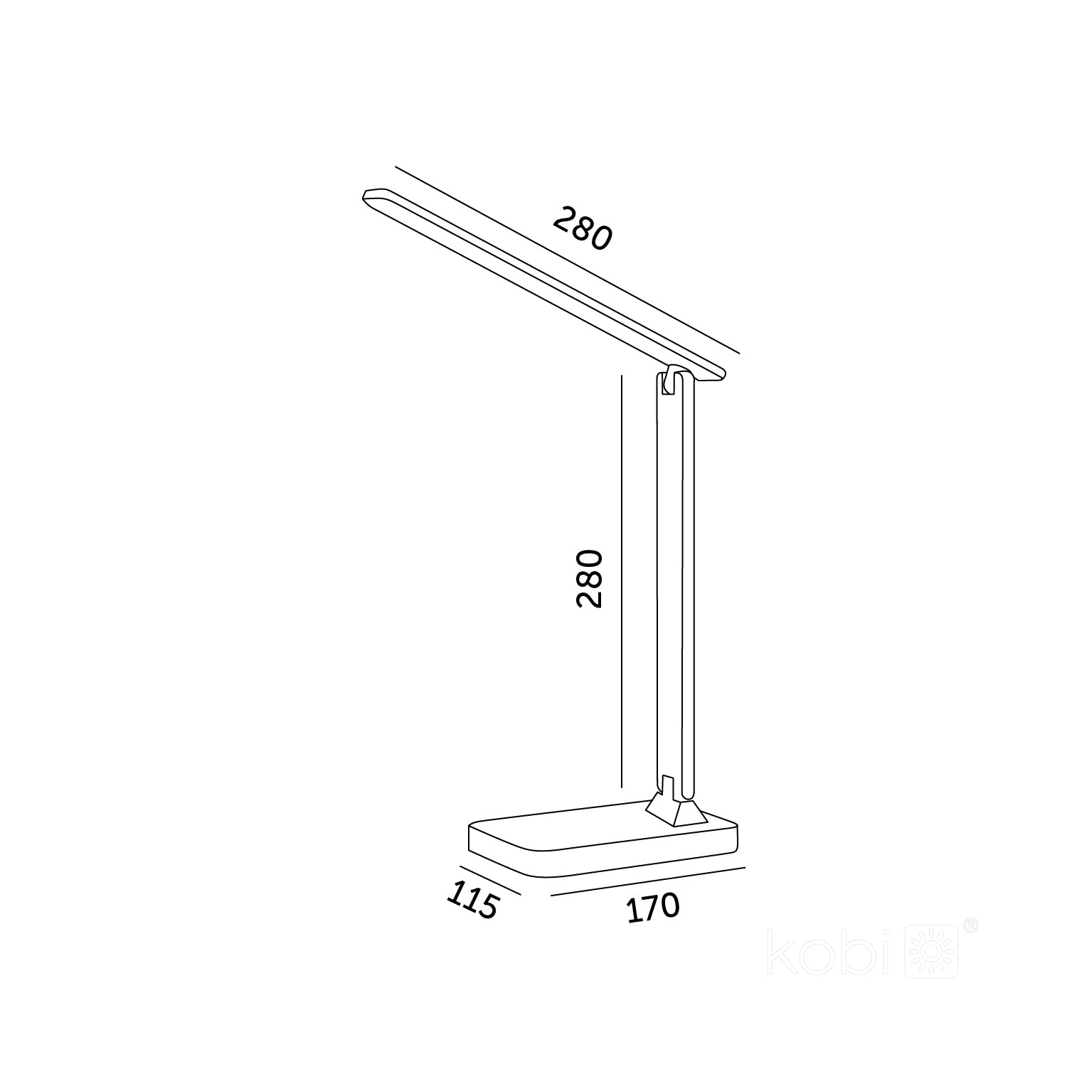 Desk lamp LED NOBLITE N 7W 3CCT white LED2B