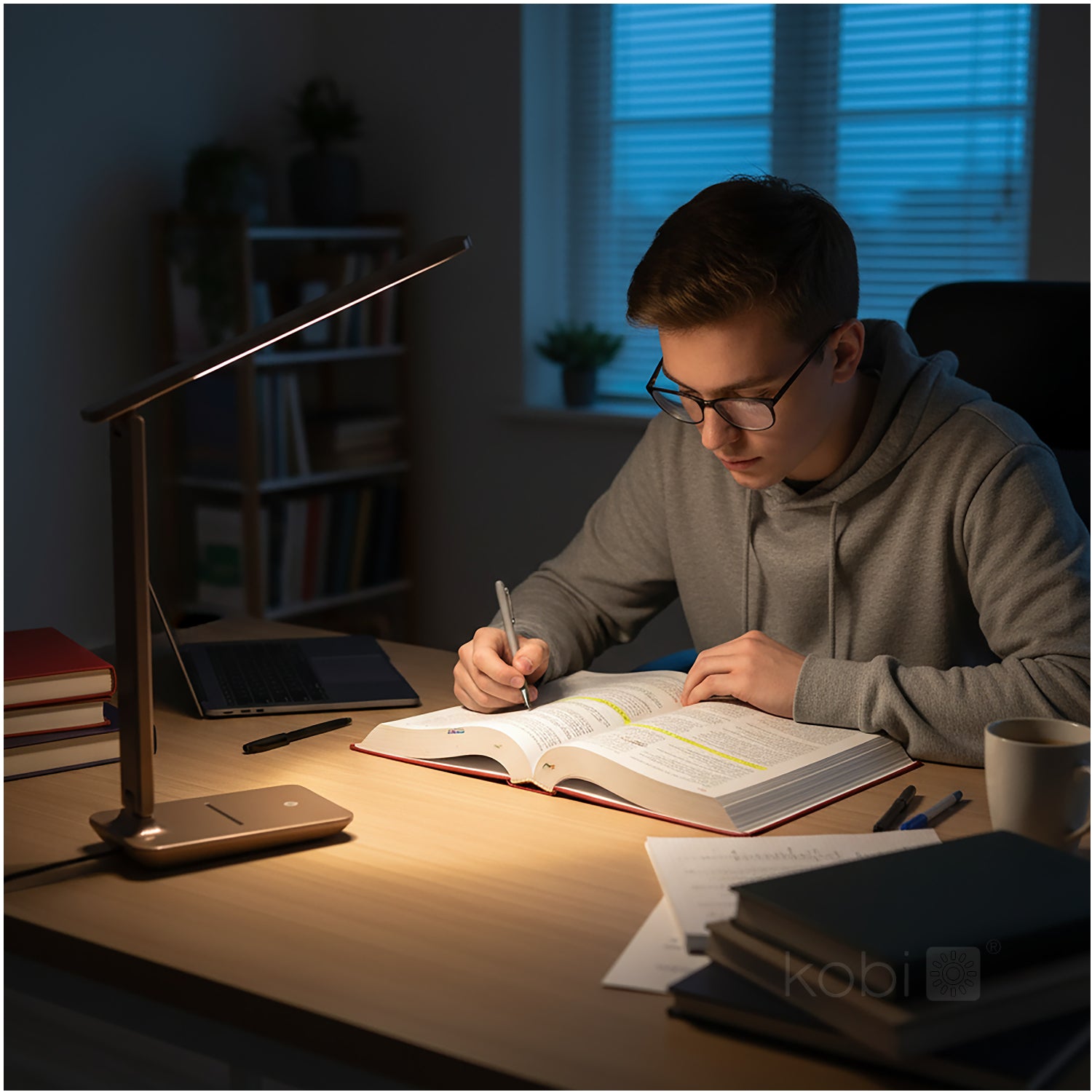 Desk lamp LED NOBLITE N 7W 3CCT brown LED2B