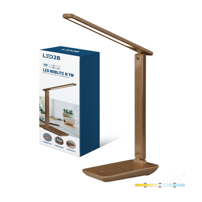 Desk lamp LED NOBLITE N 7W 3CCT brown LED2B