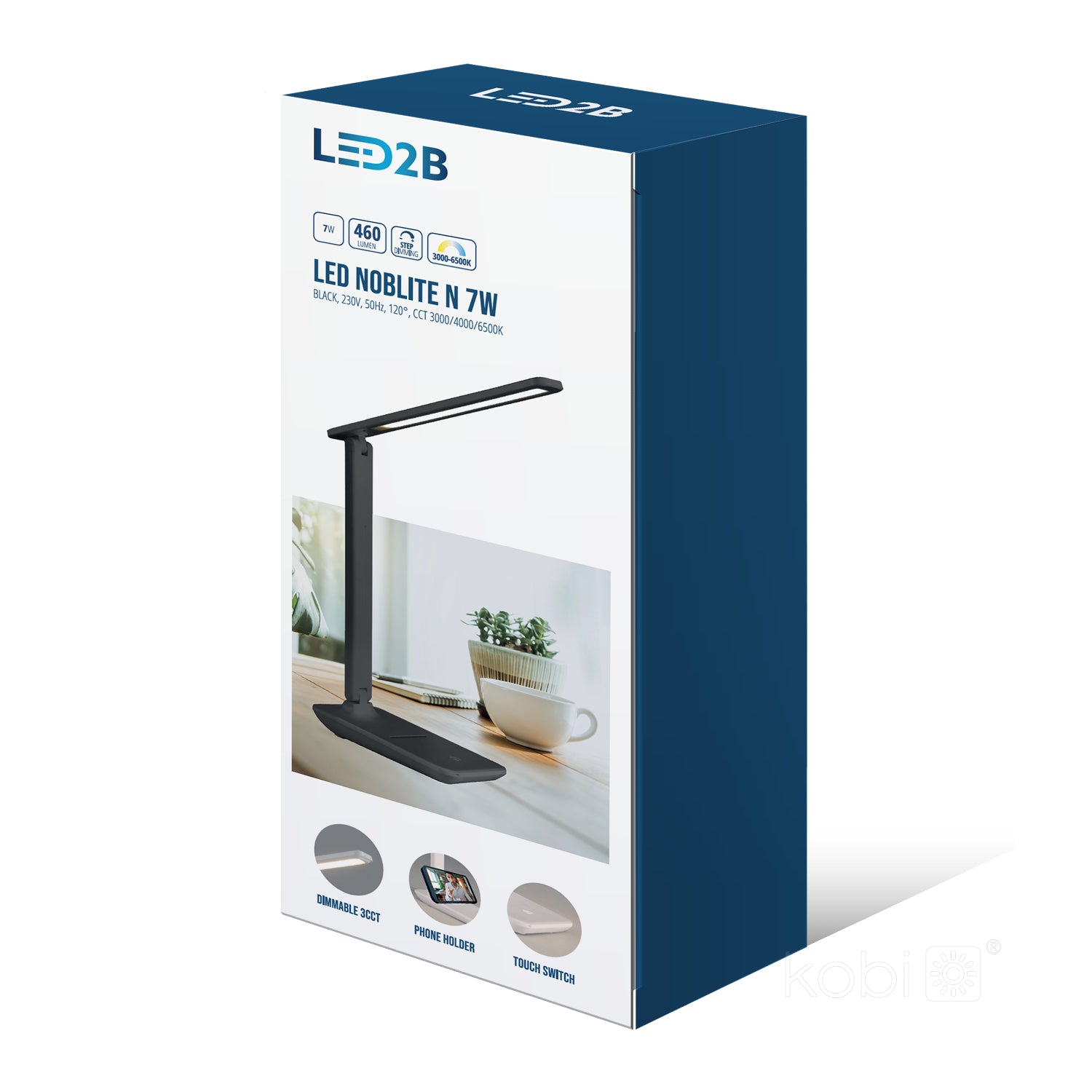 Desk lamp LED NOBLITE N 7W 3CCT black LED2B