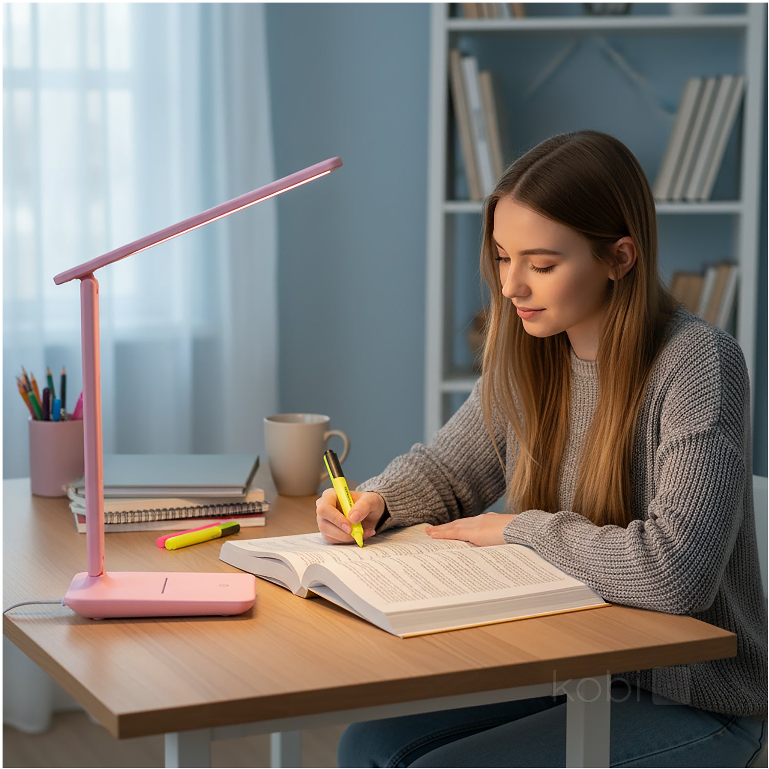 Desk lamp LED NOBLITE N 7W pink LED2B