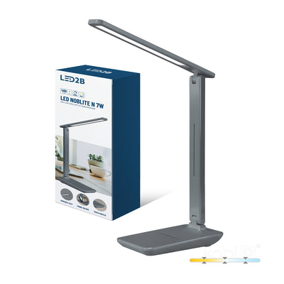 Desk lamp LED NOBLITE N 7W 3CCT grey LED2B