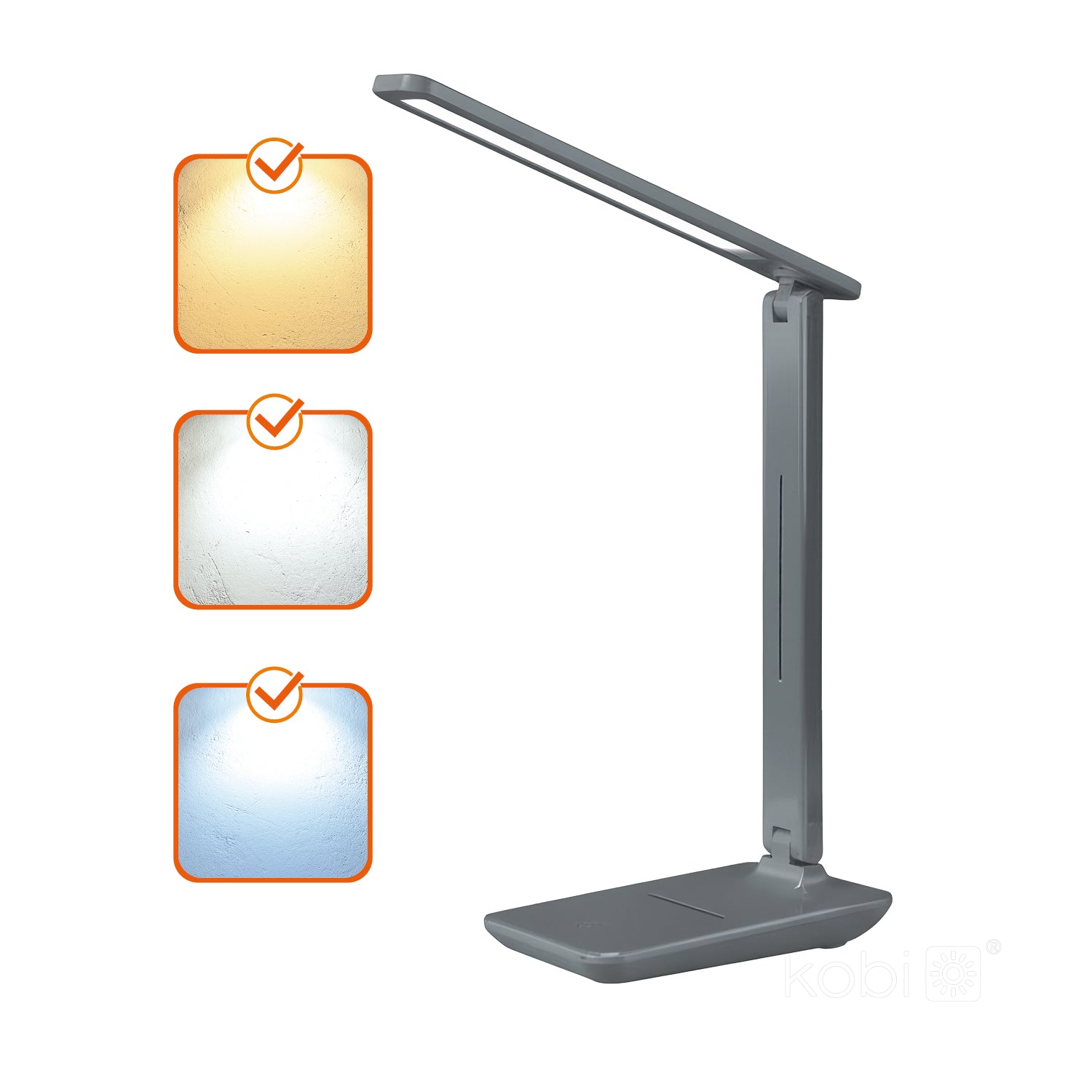 Desk lamp LED NOBLITE N 7W 3CCT grey LED2B