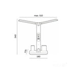 Desk lamp LED NOBLITE P 5W 3CCT biała LED2B