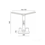 Desk lamp LED NOBLITE P 5W 3CCT biała LED2B