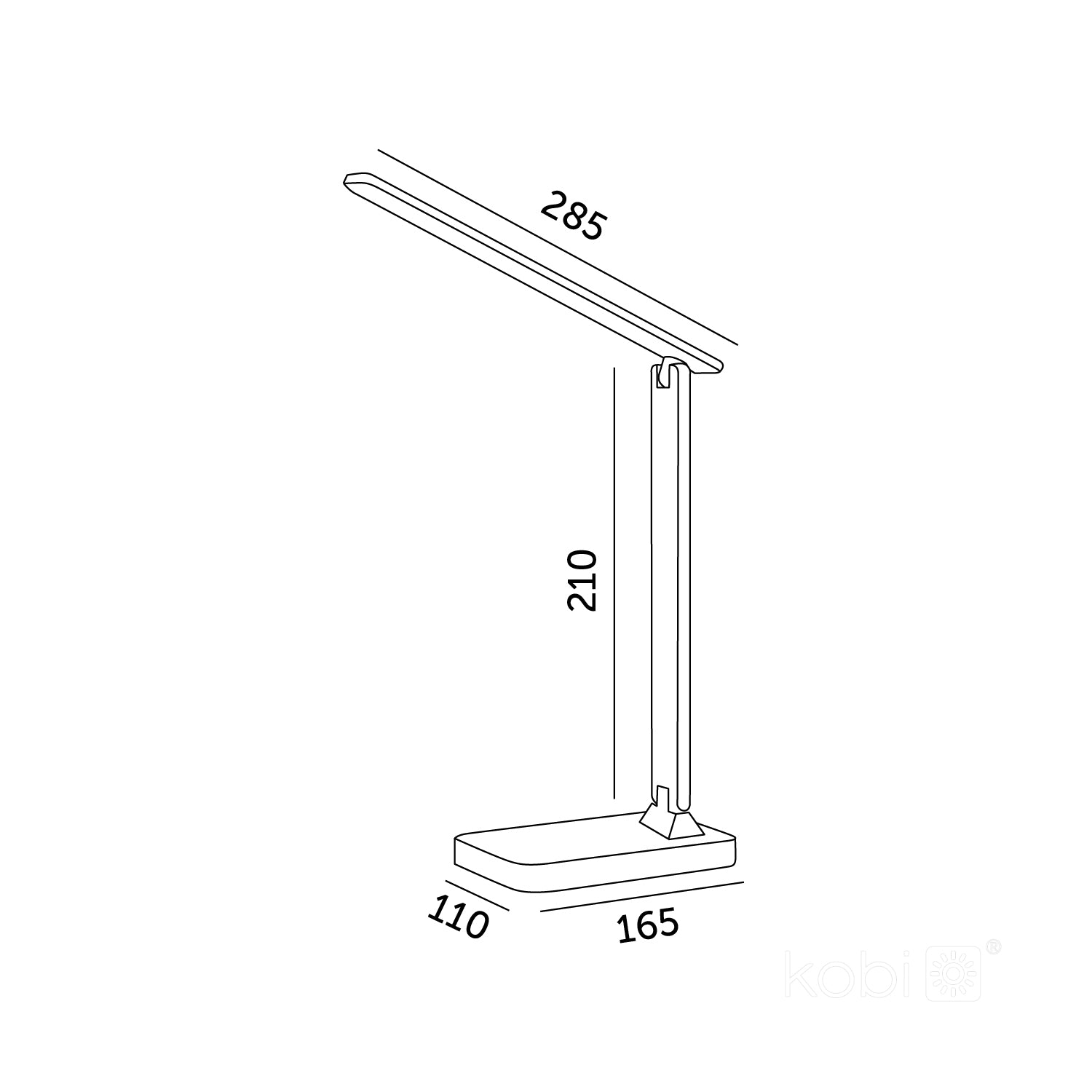 Desk lamp LED NOBLITE RGB 7W 3CCT white LED2B