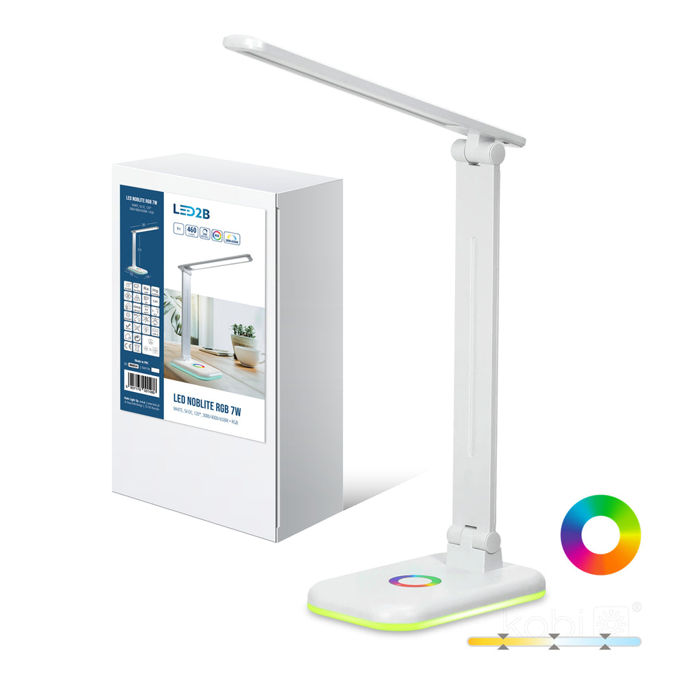 Desk lamp LED NOBLITE RGB 7W 3CCT white LED2B