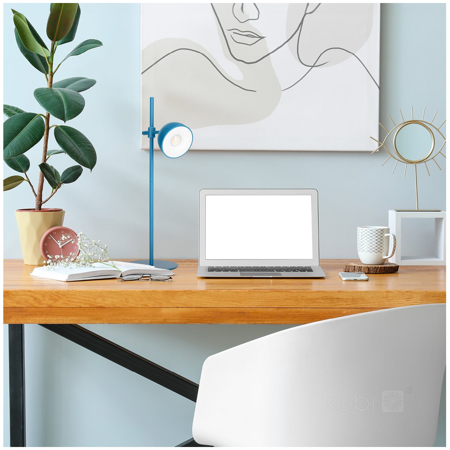 Desk lamp LED ORBI 2,5W CCT blue Laitica