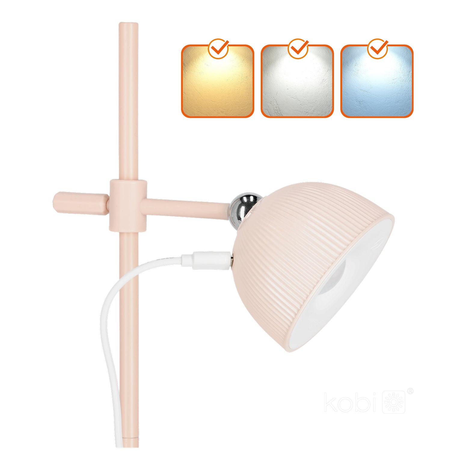 Desk lamp LED ORBI 2,5W CCT pink Laitica