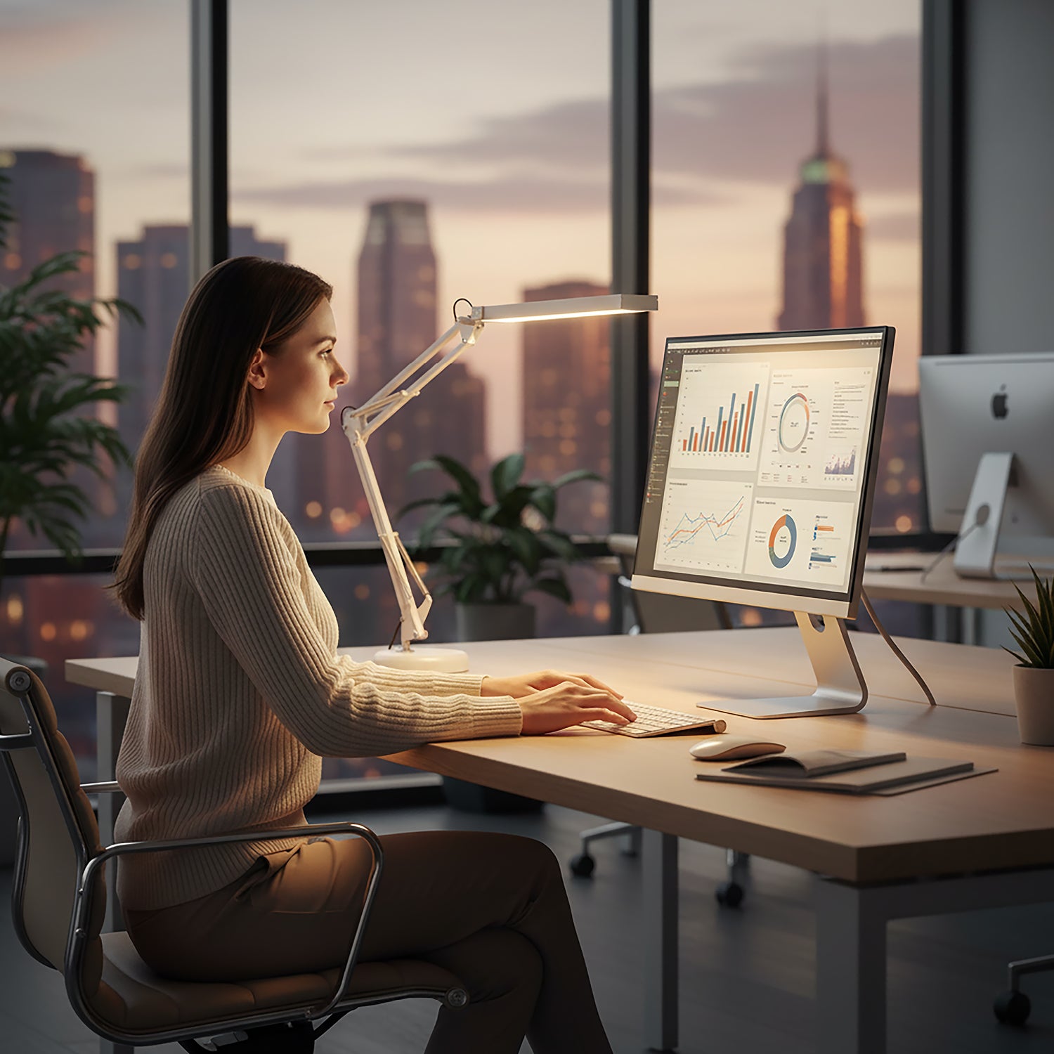 Desk lamp LED TENUIX 14W 3CCT white LED2B