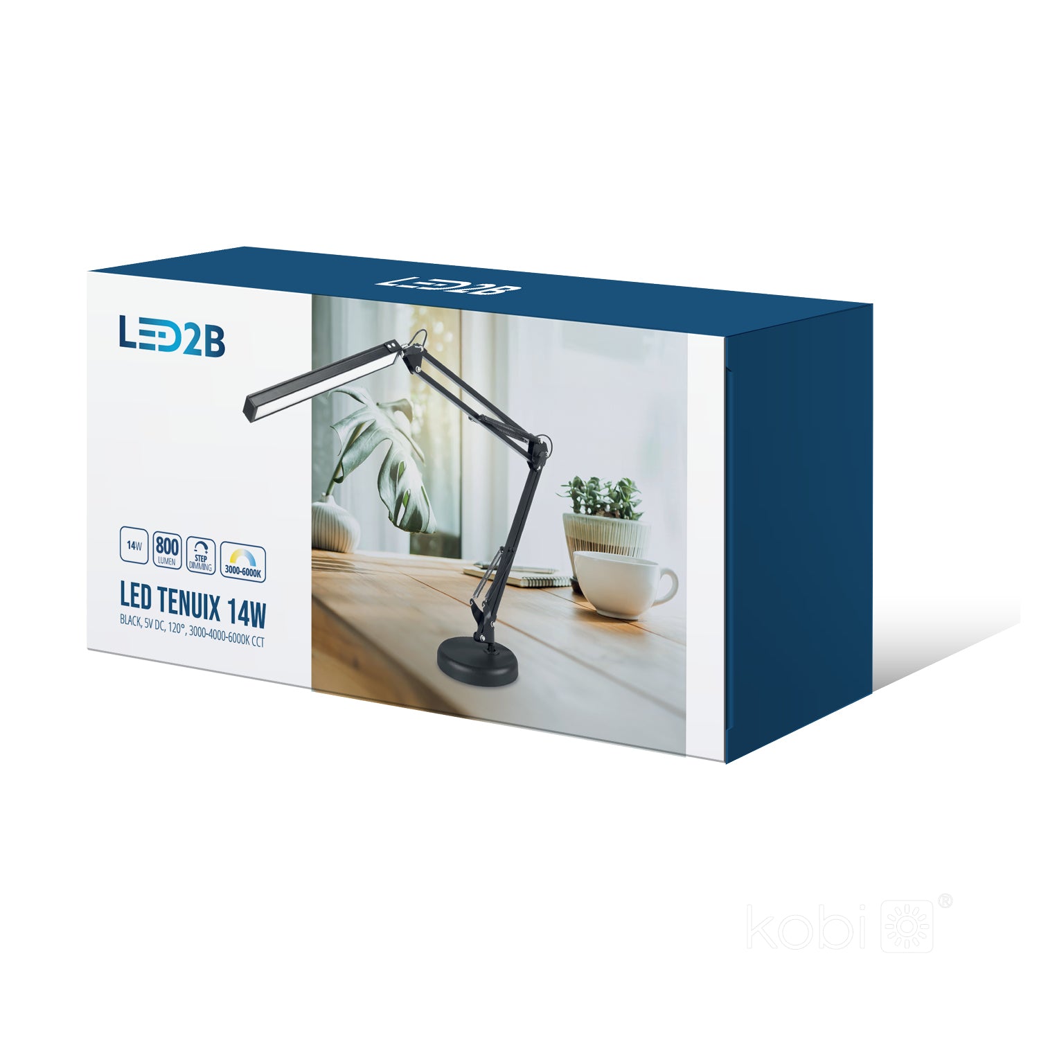 Desk lamp LED TENUIX 14W 3CCT black LED2B